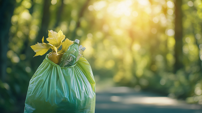 Saco de lixo ecológico: sua escolha sustentável