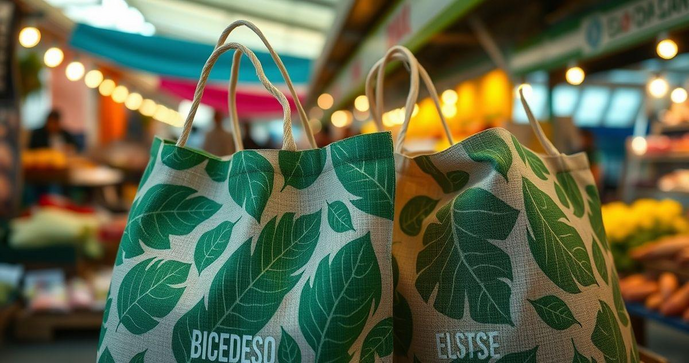 Sacolas biodegradáveis personalizadas são a solução sustentável para o seu negócio