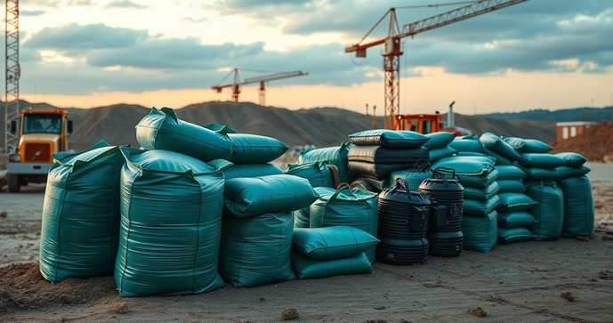 Saco plástico para areia é a melhor escolha para armazenamento e transporte