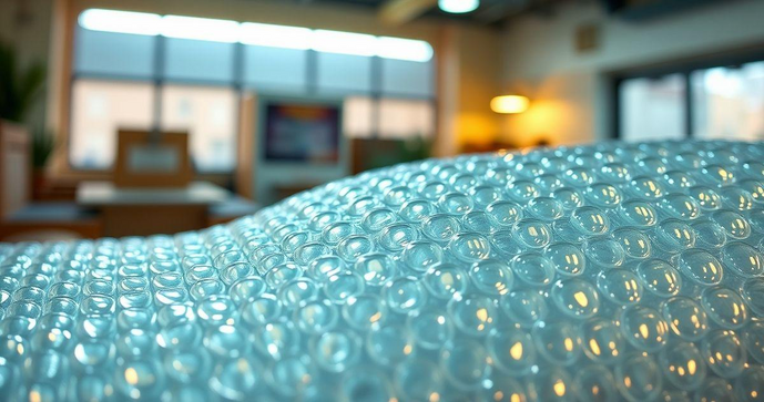 Como o Plástico Bolha Reciclado Está Transformando o Embalamento Sustentável
