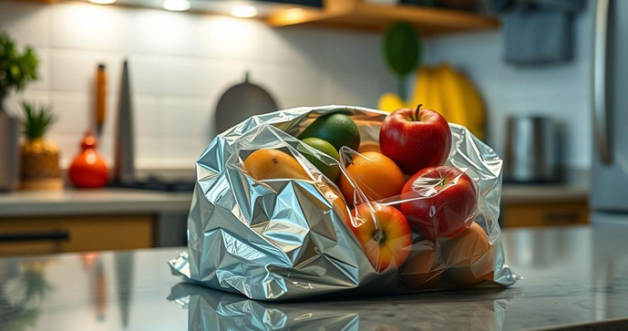 Saco aluminizado é a solução ideal para preservar alimentos e produtos com segurança e eficiência